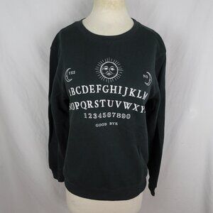 Ouija Mystifying Oracle Halloween Women Sweatshirt Sweater Size M